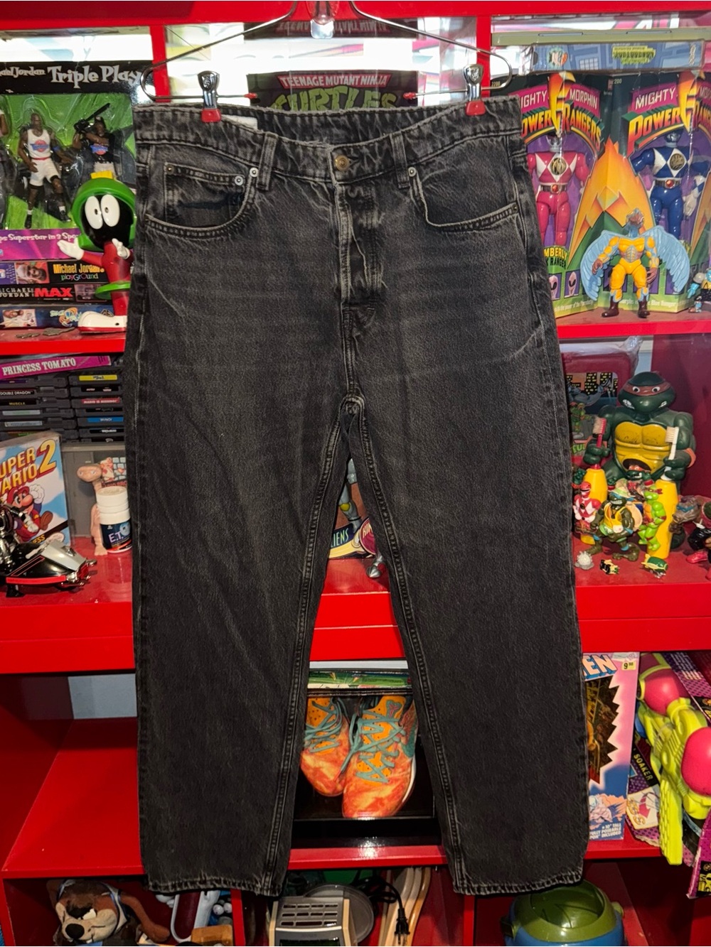 ZARA x Extra Baggy Denim Washed Jeans